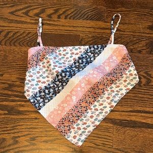 Princess Polly Tie Back Satin Crop